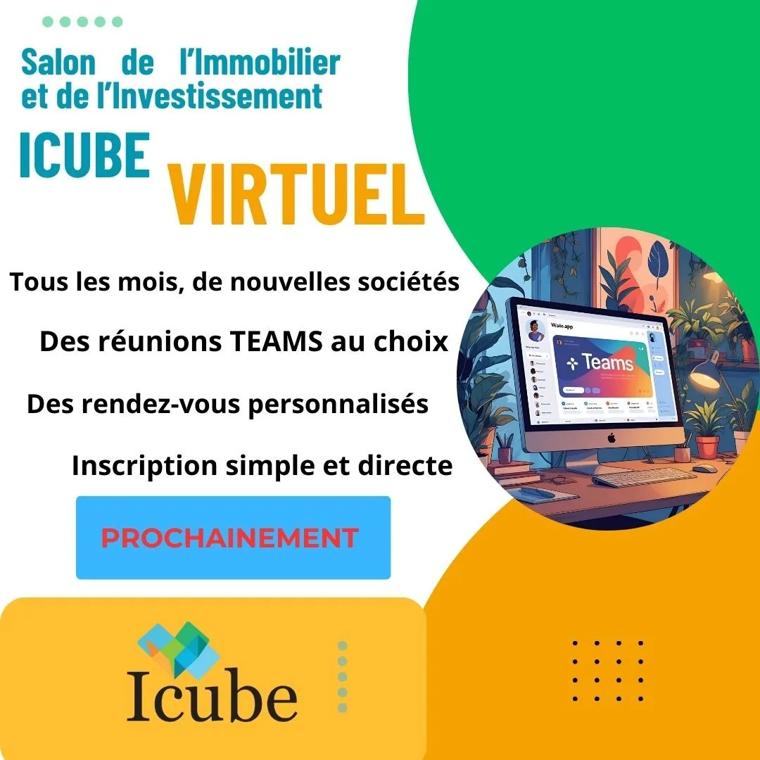 Affiche Salon Icube Virtuel